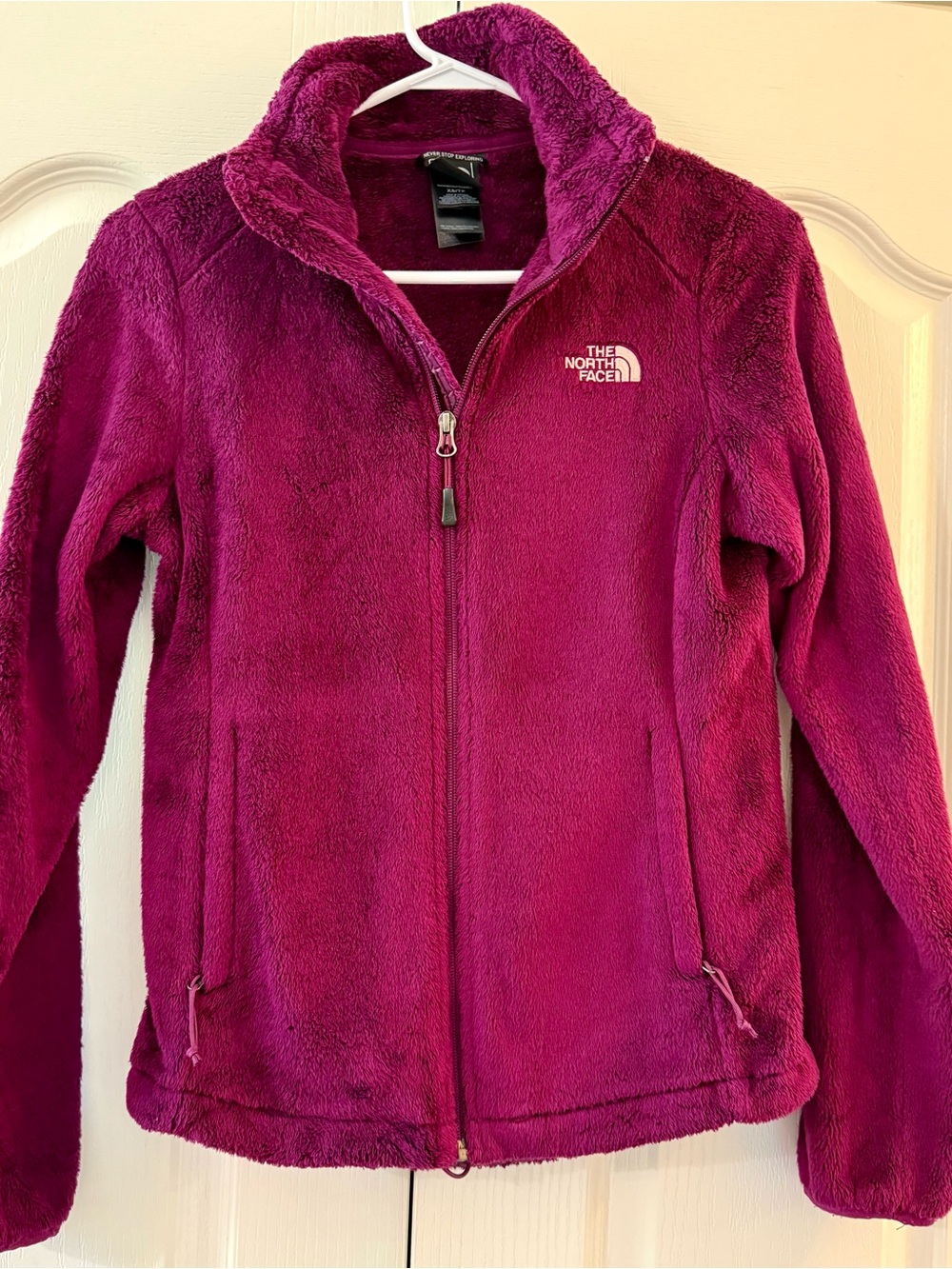 The North Face Womens Plush Fleece Jacket - Berry